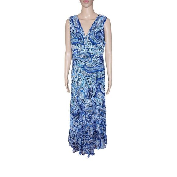 chinese dress ladies Jones New York Yellow Floral Silk Maxi Dress main image 0